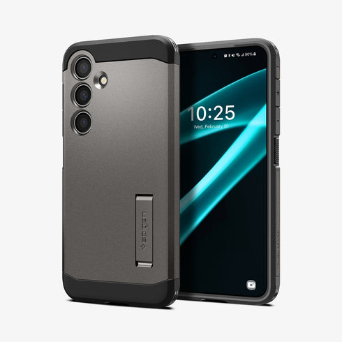 ACS07300 - Galaxy S24 Ultra Case Tough Armor in Black showing the back